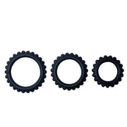 BAILE - TITAN SET 3STK COCKRING SCHWARZ 2.8 + 2.4 + 1.9 CM - ENGEFREUNDE.COM