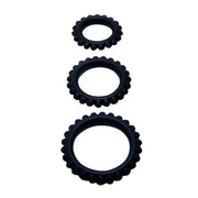 BAILE - TITAN SET 3STK COCKRING SCHWARZ 2.8 + 2.4 + 1.9 CM - ENGEFREUNDE.COM