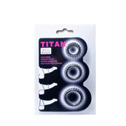 BAILE - TITAN SET 3STK COCKRING SCHWARZ 2.8 + 2.4 + 1.9 CM - ENGEFREUNDE.COM