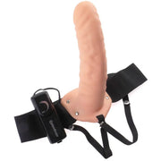 FETISH FANTASY SERIES - 19 CM VIBRIERENDER HOHL-STRAP-ON BRAUN FETISH FANTASY SERIES