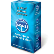 SKINS - CONDOM NATURAL PACK 12 SKINS