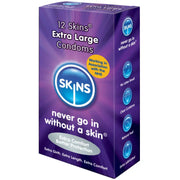SKINS -  HAUTKONDOM EXTRA GROSS 12 PACK SKINS