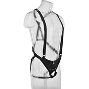 KING COCK - 25,5 CM HOLLOW STRAP-ON SUSPENDER SYSTEM FLESH KING COCK