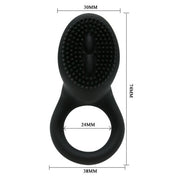 PRETTY LOVE - COBRA VIBRATORRING SCHWARZ PRETTY LOVE MALE