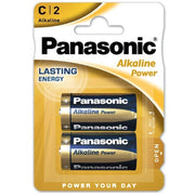 PANASONIC - BRONZE BATTERY C LR14 2 EINHEITEN PANASONIC