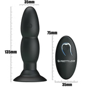 PRETTY LOVE - PLUG VIBRATOR UND ROTATION DURCH FERNBEDIENUNG PRETTY LOVE BOTTOM