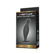 PRETTY LOVE - SILIKON ANALPLUG 11.7 CM SCHWARZ - ENGEFREUNDE.COM