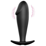 PRETTY LOVE - SILIKON ANAL PLUG PENIS FORM UND 12 VIBRATIONSMODI SCHWARZ PRETTY LOVE BOTTOM