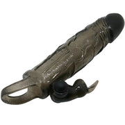 BAILE - BRAVE MAN PENISABDECKUNG MIT KANINCHEN SCHWARZ 16.5 CM BAILE FOR HIM