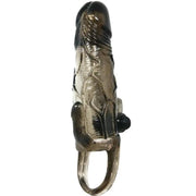 BAILE - BRAVE MAN PENISHÜLLE MIT KLITORIS UND ANALSTIMULATION DOPPELTE KUGEL SCHWARZ 16.5 CM BAILE FOR HIM