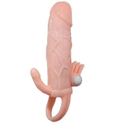 BAILE - BRAVE MAN PENISHÜLLE MIT KLITORIS UND ANALSTIMULATION FLEISCH 16.5 CM BAILE FOR HIM
