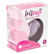 IRISCUP - KLEINER ROSA MONATSBECHER A + KOSTENLOSER STERILISATORBEUTEL IRISCUP