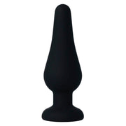 INTENSE - ANALPLUG PIPO M SCHWARZES SILIKON 11 CM INTENSE ANAL TOYS