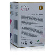 NINA KIKÍ - MENSTRUAL CUP ROSA - GRÖSSE L NINA KIKÍ
