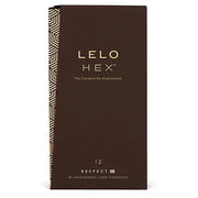 LELO - HEX KONDOME RESPECT XL 12 PACK - ENGEFREUNDE.COM