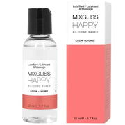 MIXGLISS - HAPPY LITCHI SILIKON-SCHMIERMITTEL 50 ML - ENGEFREUNDE.COM
