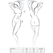 PASSION - WOMAN SAYLA SET SCHWARZ GRÖSSE L/XL PASSION WOMAN SETS