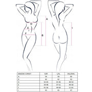 PASSION - WOMAN MADDIE SCHWARZES KORSETT GRÖSSE L/XL PASSION WOMAN CORSETS