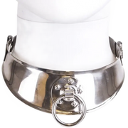METAL HARD - RÜCKHALTEHALSBAND MIT RING METAL HARD
