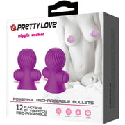 PRETTY LOVE - NIPPELSTIMULATOREN 12M LILA VIBRATION PRETTY LOVE SMART