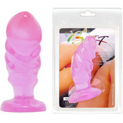 BAILE - UNISEX ANALPLUG MIT ROSA FARBENEM SAUGNAPF - ENGEFREUNDE.COM