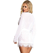 SUBBLIME - BABYDOLL WHITE LONG SLEEVES FRINGED L / XL SUBBLIME BABYDOLLS