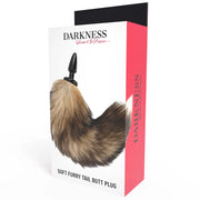 DARKNESS - NATÜRLICHER SCHWANZ MIT SILIKON-ANALSPlug 10 CM - ENGEFREUNDE.COM