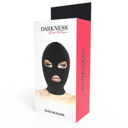 DARKNESS - BDSM-SUBMISSION-MASKE, MUND UND AUGEN SCHWARZ - ENGEFREUNDE.COM