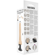 BASECOCK - REALISTISCHER VIBRATOR MIT FERNBEDIENUNG SCHWARZ 19 CM -O- 4 CM BASECOCK