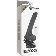 BASECOCK - ARTIKULIERBARER VIBRATOR MIT FERNBEDIENUNG SCHWARZ 18.5 CM -O- 4 CM BASECOCK