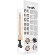 BASECOCK - ARTIKULIERBARER VIBRATOR MIT FERNBEDIENUNG SCHWARZ 20 CM -O- 4.5 CM BASECOCK