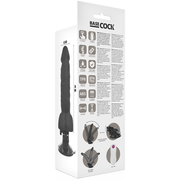 BASECOCK - ARTIKULIERBARER VIBRATOR MIT FERNBEDIENUNG SCHWARZ 20 CM -O- 4.5 CM BASECOCK