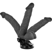 BASECOCK - ARTIKULIERBARER VIBRATOR MIT FERNBEDIENUNG SCHWARZ 20 CM -O- 4.5 CM BASECOCK