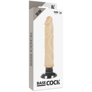 BASECOCK - REALISTISCHER VIBRATOR 2-1 NATÜRLICH 20 CM -O- 4 CM BASECOCK