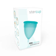 STERCUP - FDA SILIKON-MENSTRUALCUP AQUAMARIN - GRÖSSE L STERCUP