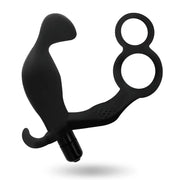 ADDICTED TOYS - ANALPLUG MIT DOPPELTEM PENISRING UND HODEN SCHWARZ - ENGEFREUNDE.COM