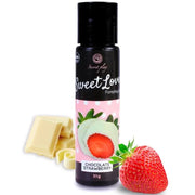 SECRETPLAY - GEL SWEET LOVE ERDBEERE UND WEISSE SCHOKOLADE 60 ML - ENGEFREUNDE.COM