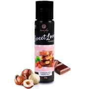 SECRETPLAY - GEL SWEET LOVE SCHOKOLADE MIT HASELNUSS 60 ML - ENGEFREUNDE.COM