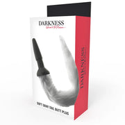 DARKNESS - SILIKON-ANALSPLUG MIT GRAUEM SCHWANZ DARKNESS ANAL