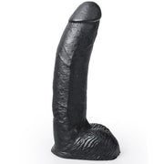 HUNG SYSTEM - REALISTISCHER DILDO SCHWARZ FARBE GEORGE 22 CM HUNG SYSTEM