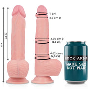 ROCKARMY - FLÜSSIGER SILIKONDILDO PREMIUM SPITFIRE 21 CM -O- 4.62 CM ROCK ARMY