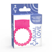 CASUAL LOVE - 25 ROSA VIBRATORRING - ENGEFREUNDE.COM
