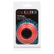 CALEXOTICS - TRI-RINGS SET ROT - ENGEFREUNDE.COM