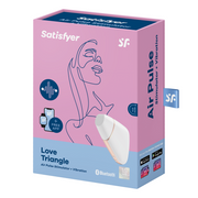 SATISFYER - LOVE TRIANGLE STIMULATOR & VIBRATOR WEISS SATISFYER CONNECT