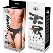 HARNESS ATTRACTION - GREGORY HOLLOW RNES MIT VIBRATOR 16.5 CM -O- 4.3 CM - ENGEFREUNDE.COM