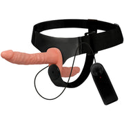 HARNESS ATTRACTION - HARRIS DOUBLE PENETRACI N MIT VIBRATION 18 CM -O- 3.5 CM - ENGEFREUNDE.COM