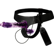 HARNESS ATTRACTION - RODNEY DOUBLE PENETRACI N VIBRATOR 18 CM -O- 3.5 CM - ENGEFREUNDE.COM