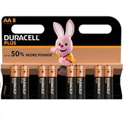 DURACELL - PLUS POWER BATTERIE AA LR6 8 EINHEITEN DURACELL
