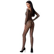 PASSION - WOMAN BS077 BODYSTOCKING EINE GRÖSSE WEISS PASSION WOMAN