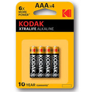 KODAK - XTRALIFE ALKALINE BATTERIE AAA LR03 BLISTER * 4 KODAK